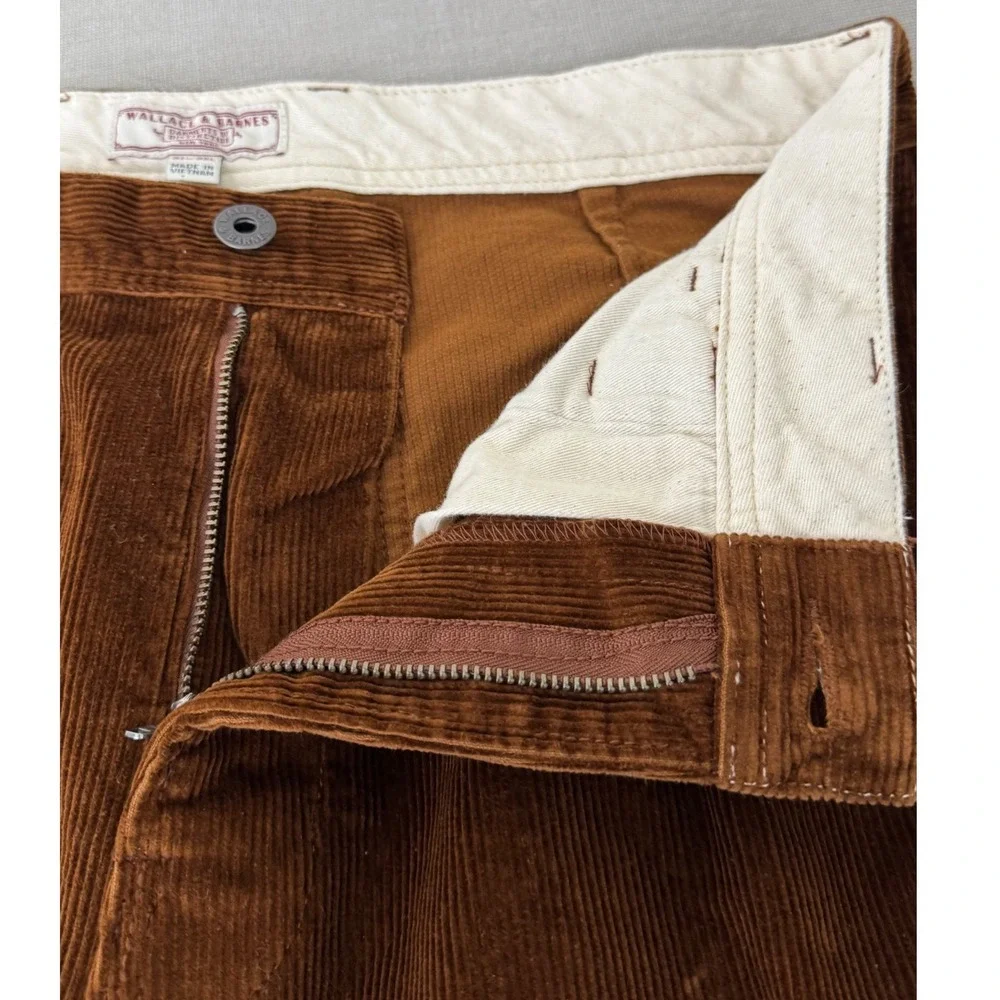 J. Crew Wallace & Barnes Corduroy Painter Pants 31W Amber Brown